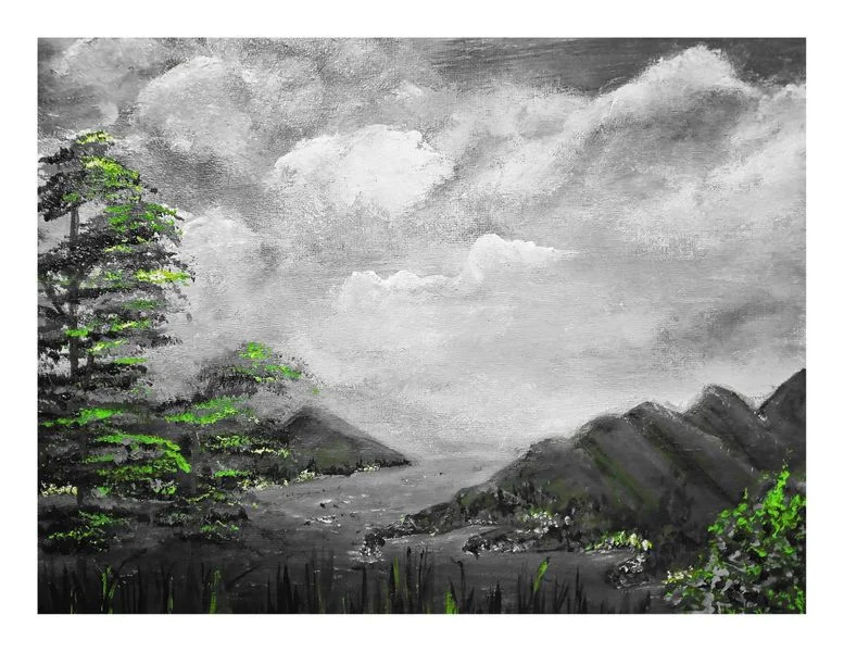 Green Splash Landscape