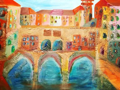 PONTE VECCHIO GLOW - A3 Landscape