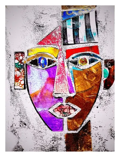 VIOLET IMPRESSIONS - A4 Contemporary