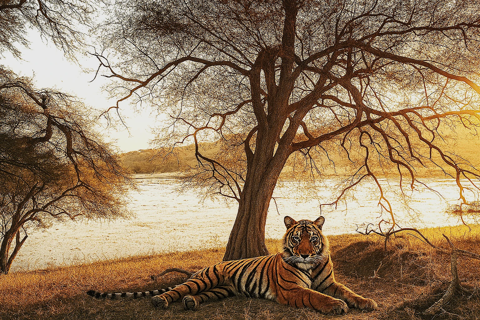 RESTING RANTHAMBORE - A4 Wildlife