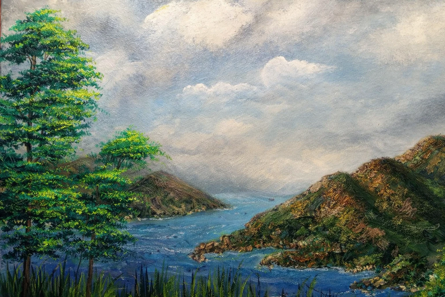 WHERE HILLS MEET THE QUIET SEA - A4 Classico